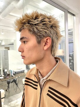 スー 渋谷(suu) メンズスパイキーショートダブルカラー