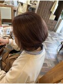 大人可愛い20代30代40代に大人気☆前下がりショートボブ