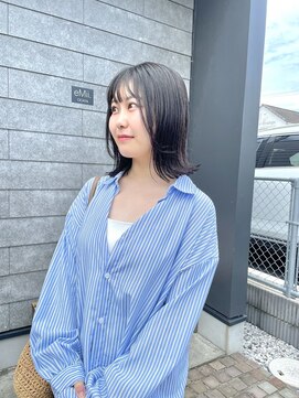 エミイ 鎌倉(eMii.) 【髪質改善】20代30代外ハネこなれミディ