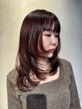 ニュートン(NEWTON) レイヤーカット20代30代髪質改善ハイライトインナーカラー立川