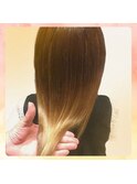 髪質改善ダークアッシュ抜け感ツヤ髪ロングヘアa