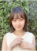 ミルクティーベージュダブルカラーケアブリーチ顔まわりレイヤー