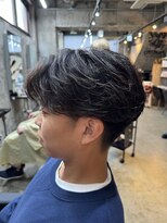 カーニー 上野(kearny) フェザーパーマニュアンスパーマ曲がる縮毛矯正センターパート