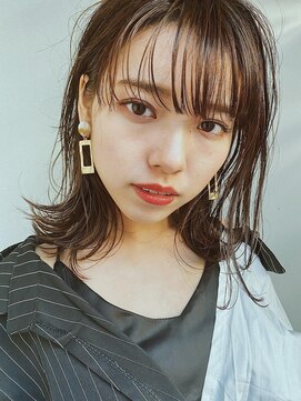 ロミー 本厚木(ROMMY.) くびれウルフ◎レイヤーカット/マロンベージュシースルーバング