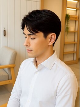 エテバイリリア メンズサロン 堺市駅前店(ete by LILIA.)の写真/【堺市駅徒歩2分】男の魅力を最大限に引き出す、ビジネスマンに人気の爽やかヘアスタイルをご提案します◎
