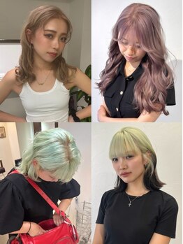 メゾン 心斎橋店(Maison)の写真/年間1000名以上がブリーチ来店するハイトーン特化Salon！高明度ブリーチは[Maison]コスパよくキレイに♪