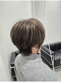 ショートボブ/ショートカット/ハイライトカラー