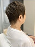 本八幡×ベリーショート×大人女性×アディクシーカラー
