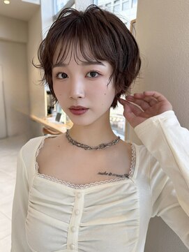 ミンクス渋谷スマートサロン(MINX shibuya smart salon) ニュアンスパーマショート/ゆるふわ/癖毛風/ショートボブ/20代