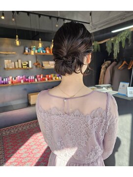 【札幌円山】ヘアセット/大人シニヨン/結婚式/およばれ