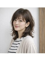 スープレックス ヘアーデザイン(SOUPREX HAIR DESIGN) ミディアムレイヤーデジタルパーマ 20代 30代 40代 50代 60代