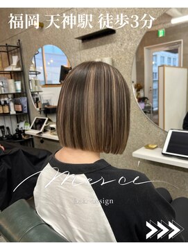 メルシー 福岡天神店(Merci) ボブ/髪質改善/酸性矯正/美髪矯正/福岡/天神/今泉/福岡ボブ