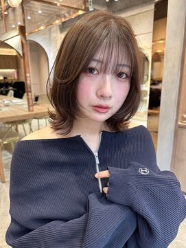 ロンド エスポワール 錦糸町(Lond espoir) ◯グレーブラウン似合わせカットミニボブレイヤーダークアッシュ