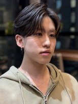 メンズ ハバナ 渋谷(Men’s HAVANA)&nbsp;【MEN’SHAIR×センターパート】ニュアンスパーマ/フェザー