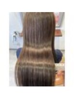 アンジュール 鹿児島中央店(UNJOUR.) 極艶ストレート◎30代40代美人ヘアロング