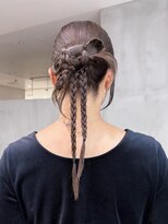 アルバム 銀座(ALBUM GINZA)&nbsp;おくれ毛顔周りレイヤーロング前髪カット_ba574682