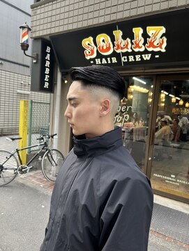 ソリズ ヘア クルー 池袋(SOLIZ HAIR CREW) バチイケクラシックサイドパートk