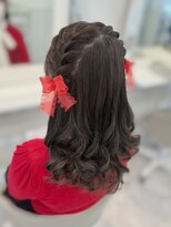 ヘアセットサロン ミント(Hair set salon MINT)&nbsp;編み込みハーフツイン☆