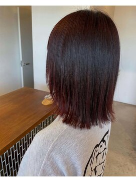 フォル(VOL.) ぱっつとスタイルピンクカラー
