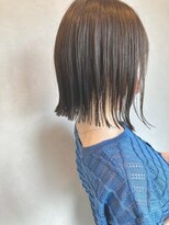 エルフレームバイワンラヴェスト(L'FLAME by one Lovest)&nbsp;ミルクティーベージュダブルカラーインナーカラーショートボブ