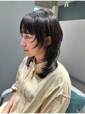 ウルフカット/ハッシュカット/酸性ストレート/地毛風縮毛矯正