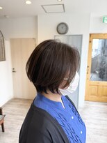 イト リトルヘアガーデン(ito. little hair garden)&nbsp;艶カラー×くびれショートボブ