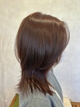 ヘアカラー"0"ダメージを続ける事によって、年々増してきた【うねり・広がり】が次第に改善されていきます!