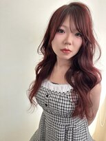 アール バイ ニーナ(R by NINA) ピンクブラウンのロングヘア