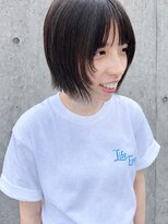 パンデミック 大村富の原店(PANDEMIC)&nbsp;顔周りレイヤー × ぱつっとボブ