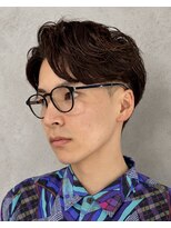 ハイプ マン 藤沢(HYPE MAN)&nbsp;フェザーパーマ毛流れパーマセンターパートニュアンス藤沢