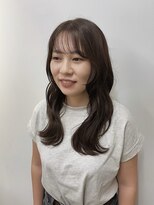 トッカ ヘアアンドトリートメント 大宮店(tocca)&nbsp;顔まわりレイヤー × ナチュラル艶ブラウン