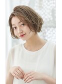 簡単スタイリング小顔ナチュラルショートボブ【瀧上丈司】