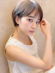 《Agu hair》広瀬すず風小顔かわいい耳かけショート