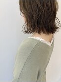 ボブ×オリーブベージュ_TREAT浦安/浦安/浦安駅/新浦安駅