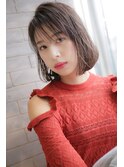 シンプルボブスタイル