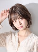 大人可愛い王道ボブ/30代40代50代にも◎【高田馬場】