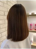 ナチュラルなストレート◎