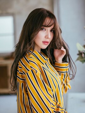 ジューシーヘアー 八尾店(Juicy Hair) 透け感のでる暗髪スモーキーアッシュ