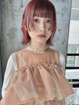 ノラジャーニー(NORA Journey) 【阿形】顔周り姫カットレイヤー◎チェリーレッドボルドー