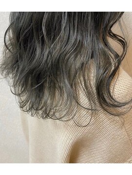 アグランテトラ 野田阪神店(a Gland tetra) 20代30代☆無造作ウェーブスタイル×オリーブベージュカラー