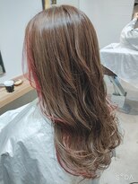 ヘアーズクリッツア(HAIR'S CKRIZIA) ポイントカラーで赤♪