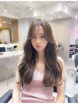 シーシンジュク 新宿南口(Sea shinjuku)&nbsp;大人ガーリー/前髪/顔周りレイヤー×ブリーチなし韓国ヘア[新宿]