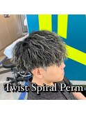 ハイライト×ツイストスパイラルパーマ