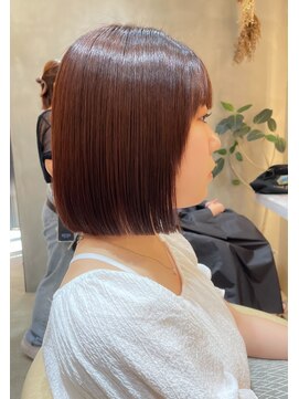 ロンド エスポワール 錦糸町(Lond espoir) 【澤口龍成】前髪カタログマチルダボブピンクベージュ