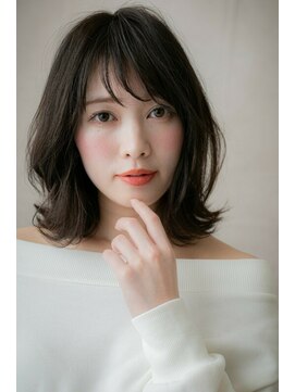 カバーヘア ブリス 志木南口駅前店(COVER HAIR bliss) □濡れ髪くびれヘア外ハネ抜け感ネオウルフ116志木30代40代50代