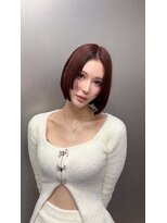 イキ 表参道(iki omotesando)&nbsp;ミディアムヘア/スラッシュ/グレージュカラー/デザインカラー