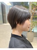 マッシュショート ストレートショート