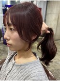 【ブリーチなしダブルカラー】【小顔に見える顔周りカット】