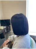 切りっぱなしボブ