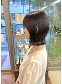 切りっぱなしボブ